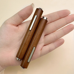 Верблюжий 3 в 1 цилиндрический магнит для нейл-арта «кошачий глаз», с деревянной ручкой, верблюжие, 10.6x1.75x1.45 см