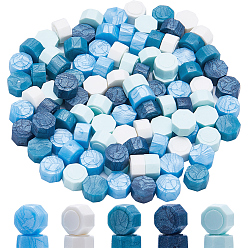 (52) Непрозрачная лаванда 100шт восьмиугольные частицы сургуча, для ретро печать печать, разноцветные, 8.5x8.5x5 мм