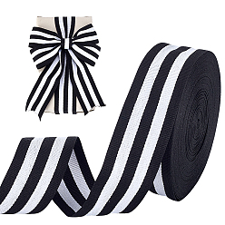 Черный 20 полиэфирная лента в ярдах, узоров, для пошива аксессуаров, чёрные, 1-5/8 дюйм (40 мм), 20 ярдов / комплект