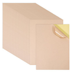 Бланшированный Миндаль Наклейки из крафт-бумаги и ПВХ, Наклейка для украшения фотоальбома, дневника, скрапбука своими руками., бланшированный миндаль, 297x211x0.1 мм