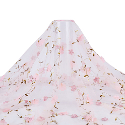 лаванда 2 ярды ткани, аксессуары для одежды для свадебного платья, цветочным узором, лаванда, 1300~1660x0.1 мм