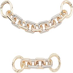 (52) Непрозрачная лаванда 2 шт 2 стиль цинковый сплав цепи удлинитель для кошелька, замена удлинителя ремня сумки, сумка для изготовления кошелька аксессуар, разноцветные, 10~17.5 см, 1 шт / стиль