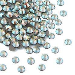 50000 200 Chrysolite AB Камни preciosa® crystal hotfix с плоской основой, чешский хрусталь, круглый(438 11 612 шатон роза вива 12 ®), 50000 200 хризолит аб, ss 12 (3~3.2 мм)