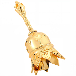 Золотой 1Декоративные элементы для ручного звонка из сплава PC, для украшения рабочего стола домашнего офиса, золотые, 55x120 мм