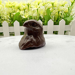 Джаспер Натуральные яшмовые скульптурные украшения, для украшения стола домашнего офиса, орел, 30~40 мм