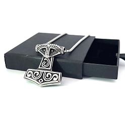 Нержавеющая Сталь Цвет Мужской кулон из титановой стали, длинная цепочка, повседневное украшение, подарок.