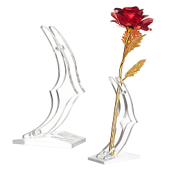 Clear Acrylic Display Stand, Clear, 1-3/4x3x5-1/4 inch(4.3x7.5x13.3cm)