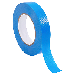 Синий 1 рулонные полиэтиленовые и марлевые клейкие ленты для фиксации ковров, тканевая лента для ремонта переплетного дела, плоский, синие, 2.4 см, 50 м / рулон