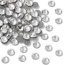 00030 242 Argent Flare Камни preciosa® crystal hotfix с плоской основой, чешский хрусталь, круглый(438 11 612 шатон роза вива 12 ®), 00030 242 серебряная вспышка, ss 16 (3.8~4 мм)