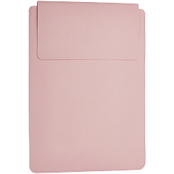 Pink Laptop-Hülle aus PU-Leder, Rechteck, rosa, 375x280x3.6 mm