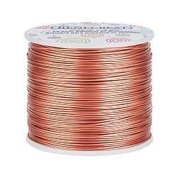 Коралловый Алюминиевая проволока, матовый эффект, коралл, 18 датчик, 1 мм, около 150 м / рулон