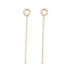 Real 14K Gold Filled 1/20 14Шипы с позолоченным покрытием, real 14 k золото заполнено, 19 мм, отверстие : 1.4 мм, 24 датчик