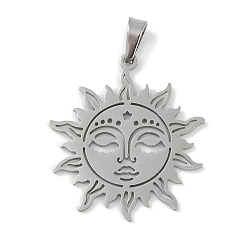 Нержавеющая Сталь Цвет Не тускнеющие 304 подвески из нержавеющей стали, лазерная резка, звезды прелести, цвет нержавеющей стали, 27.5x24.5x1 мм, отверстие : 6x3 мм