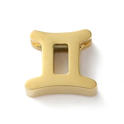 Близнецы Созвездие 304 подвески из нержавеющей стали, Близнецы, 8x9x3 мм, отверстие : 2 мм