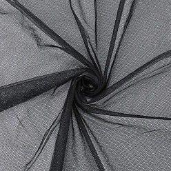 Черный Сетчатая ткань из полиэстера, для москитной сетки и аксессуаров для одежды, чёрные, 5000 мм