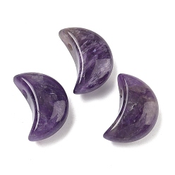 Аметист Подвески из натурального аметиста , прелести полумесяца, 19x13~13.5x8.5~9 мм, отверстие : 1.8 мм