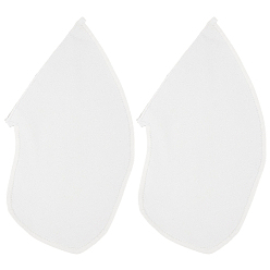 White Polyester Pocket Cloth Bag Fabric, White, 300x167x0.7mm