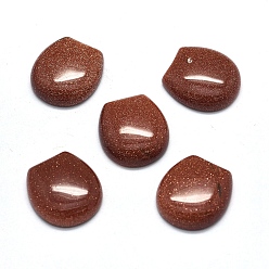 Goldstone Synthetic Goldstone Cabochons, Oval, 22x20.5x6~7mm