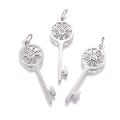 Платинированный 316 хирургические подвески из нержавеющей стали, с микропаве и фианитом, долговечный, отмычка, прозрачные, Реальная платина, 29x10x2 мм, отверстие: 3.5 мм