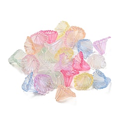 (52) Непрозрачная лаванда Светящиеся акриловые шапочки для бусин, блеск бисера, светится в темноте, маатаифал, разноцветные, 10~11x14x13 мм, отверстие : 1.8 мм, Около 1470 шт / 500 г