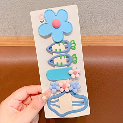 Темно-Голубой 6шт железные заколки для волос, аксессуары для волос для женщин и девочек, разнообразные, глубокое синее небо, 70 мм