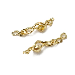 Настоящее золото 18K Латуни блокировки застежками, для изготовления ювелирных изделий, реальный 18 k позолоченный, 32 мм
