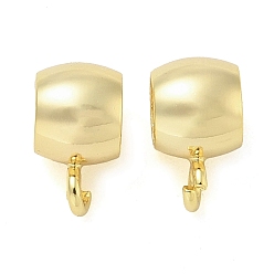 Настоящее золото 18K Поручни из латунной трубки, реальный 18 k позолоченный, 9x6x5 мм, отверстие : 1.5 мм, внутренний диаметр: 3.9 мм