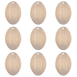 Antique Bronze Brass Pendants, Stamping Blank Tag, Long-Lasting Plated, Oval, Antique Bronze, 22x14x0.8mm, Hole: 1.2mm, 30pcs/box
