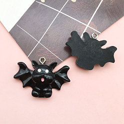 Bat Подвески из непрозрачной смолы на Хэллоуин, чары ужасов, летучая мышь, 10~30 мм