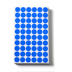 Синий Точечные клейкие бумажные наклейки, для скрапбукинга, дневник, планировщик, конверт и блокноты, круглые, синие, 15 мм, 60шт / лист, 68 простыни / мешок, 4080 шт / пакет