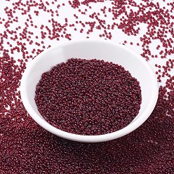 (RR315) Burgundy Gold Luster Миюки круглые бусины рокайль, японский бисер, 11/0, (rr 315) бордовый золотой блеск, 2x1.3 мм, Отверстие : 0.8 мм , около 5500 шт / 50 г