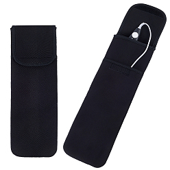 Черный 1сумки для хранения бигуди из неопрена, прямоугольные, чёрные, 38x13x1.25 см