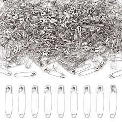 Platinum 400Pcs Iron Safety Pins, Platinum, 25.5x6mm, Hole: 2mm