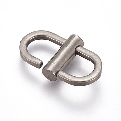 Antique Silver Adjustable Iron Buckles, for Chain Strap Bag Shorten, Shoulder Crossbody Bags Length Accessories, Antique Silver, 22x12.5x4.5mm