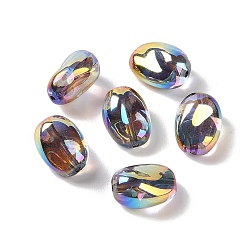 Colorful Acrylic Beads, Imitation Baroque Pearl Style, Rice, Colorful, 14x10x8.5mm, Hole: 1.3mm