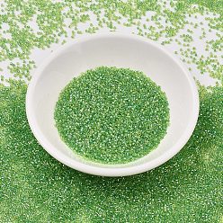 (DB2376) Внутри Окрашенный Шартрезский Бусины miyuki delica, цилиндр, японский бисер, 11/0, (БД 2376) внутри окрашенного зеленовато-желтого цвета, 1.3x1.6 мм, Отверстие: 0.8 мм, о 2000 шт / бутылка, 10 г / бутылка