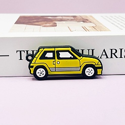 Желтый Пластиковые подвески из пвх, автомобильные прелести, желтые, 50x20x1.2 мм