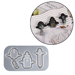 Bottle Силиконовые формы для подвески с зыбучими песками, медицинская тема и крыло демона, сделай сам, формы для встряхивания, формы для литья смолы, для уф-смолы, изготовление изделий из эпоксидной смолы, образец бутылки, 177x100x11 мм