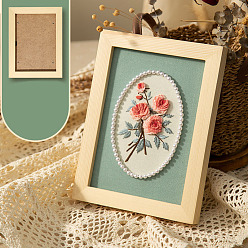 Помидор Наборы для вышивки своими руками, включая ткань для вышивания и нитки, игла, инструкция, помидор, 208x157 мм