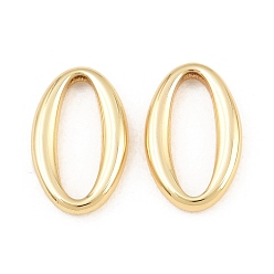 Golden 304 Stainless Steel Linking Rings, Oval, Rack Plating, Long-Lasting Plated, Golden, 16x10x2.5mm