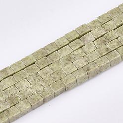 PapayaWhip Natural Agate Beads Strands, Dyed, Cuboid, PapayaWhip, 3~4x2x2mm, Hole: 1mm, about 106~112pcs/strand, 15.3 inch