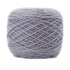 Темно-Серый Пряжа мохер, для ткачества, вязание крючком, темно-серый, 1.5~2 мм, около 150г/моток