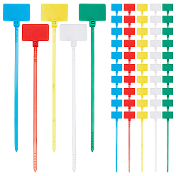 (52) Непрозрачная лаванда 500шт. 5 цветов нейлоновые кабельные стяжки, разноцветные, 112x20x4 мм, 100 шт / цвет