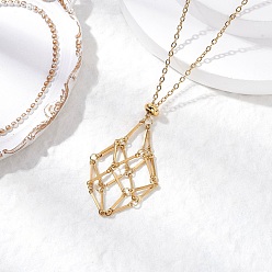 Золотой 304 мешочек из нержавеющей стали для изготовления ожерелий в технике макраме, золотые, 23.62 дюйм (60 см)