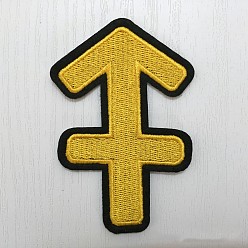 Sagittarius Computerized Embroidery Cloth Iron on/Sew on Patches, Costume Accessories, Appliques, Constellation, Sagittarius, 86x58mm