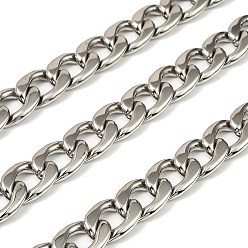 Нержавеющая Сталь Цвет 316 хирургические бордюрные цепи из нержавеющей стали, несварные, с катушкой, цвет нержавеющей стали, 19.5x13.5x4 мм