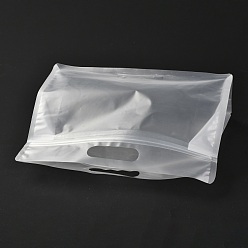 Clear Plastic Zip Lock Bag, Plastic Stand up Pouch, Resealable Bags, with Window, Clear, 21.3x28x0.08cm