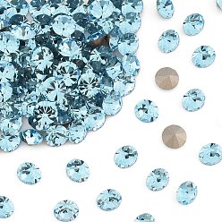 60000 Aquamarine Preciosa® maxima кристалл круглые камни, чешский хрусталь, срыв твердой мозговой оболочки, круглый(431 11 615 шаттон), 60000 аквамарин, ss 24 (5.25~5.45 мм)
