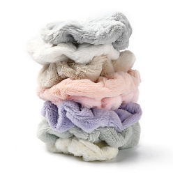 (52) Непрозрачная лаванда Аксессуары для волос из бархатной ткани, для девочек или женщин, бархатные резинки для волос, резинка для волос / резинки для волос, разноцветные, 120x120x10 мм