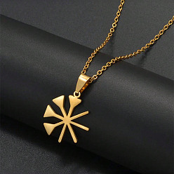 Золотой 304 Кулон из нержавеющей стали с символом павлина езидского стиля (лалиш), цепочка-чокер, унисекс., золотые, 19.69 дюйм (50 см)